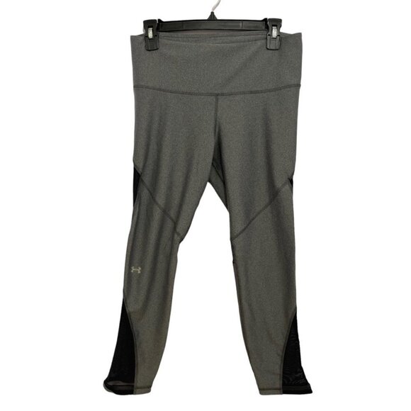 UNDER ARMOUR Heat‎ Gear Women's Activewear Compression Pants Large Grey Leggings - Picture 1 of 15